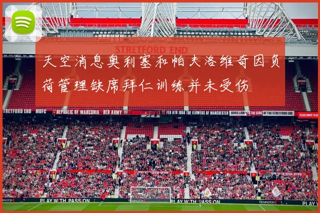 天空消息奥利塞和帕夫洛维奇因负荷管理缺席拜仁训练并未受伤